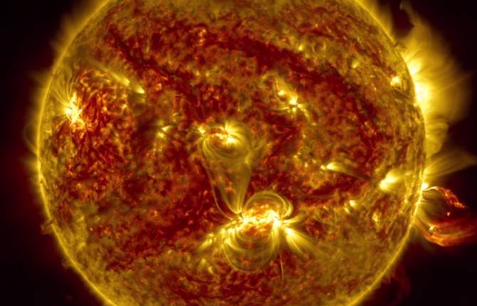 Solar Eruption Filmed by NASA