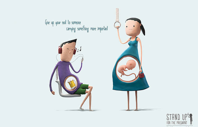 Stand Up for the Pregnant Women Ad
