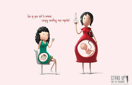Stand Up for the Pregnant Women Ad