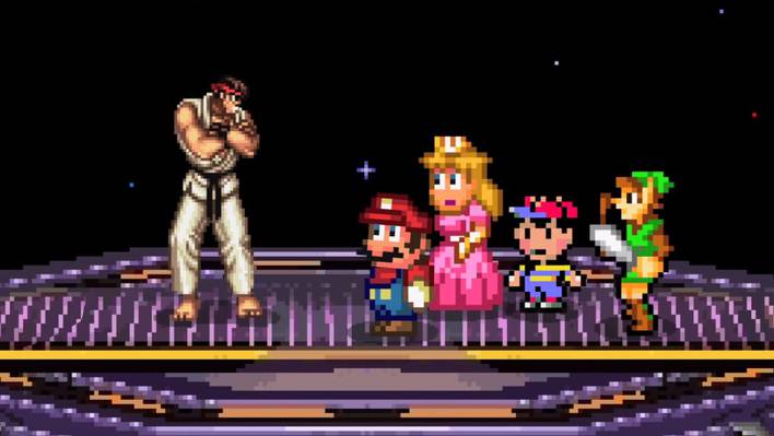 Smash Bros. and Street Fighter Crossover