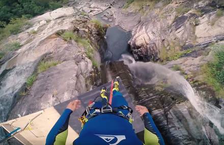 The Man’s World Record Cliff Jump