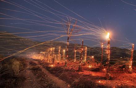 Wildfire Long Exposure Photography