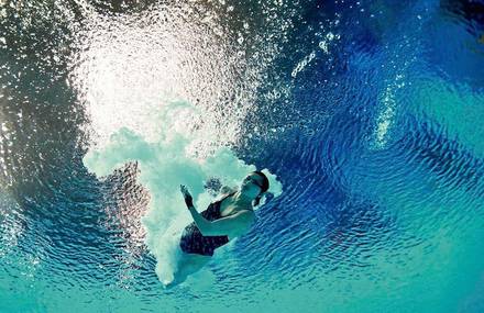 Underwater Pictures of the Aquatics World Championships