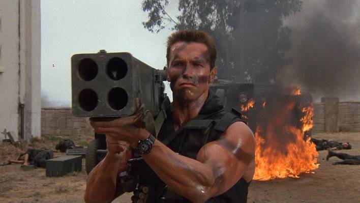 Schwarzenegger Explosions Supercut