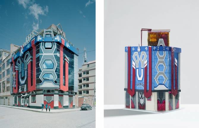 Bolivian Buildings Recreated into Miniatures