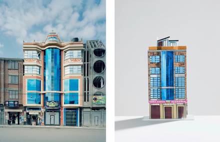 Bolivian Buildings Recreated into Miniatures