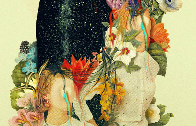 Psychedelic Collages and Illustrations by Dromsjel