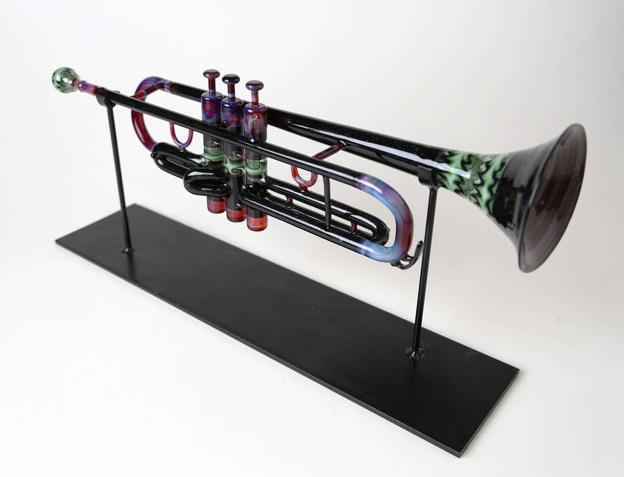 Glass Trumpets Sculptures Media