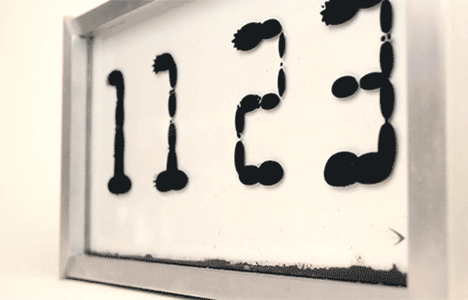 Clock Powered by Magnetism