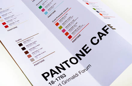 A Pantone Pop Up Cafe in Monaco