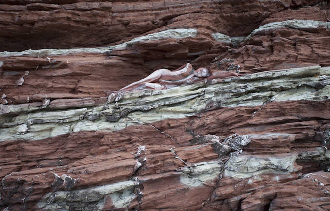 Nude Body Paintings in Nature