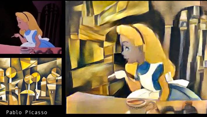Alice in Wonderland by Iconic Painters