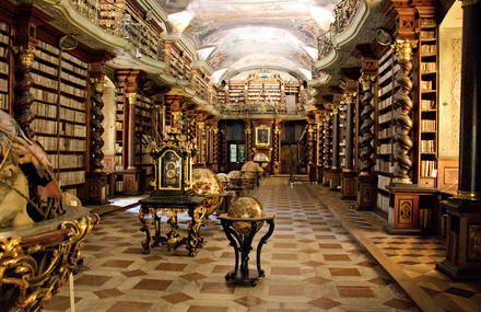 Baroque Library in Prague