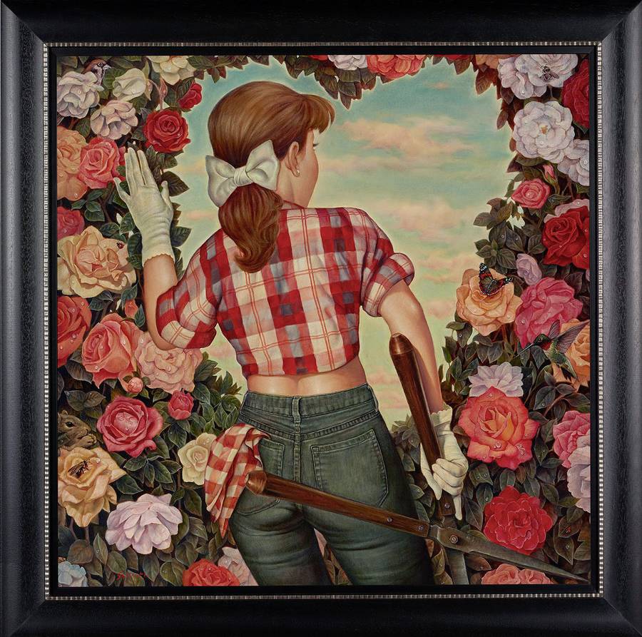 Provocative Vintage Style Paintings Media