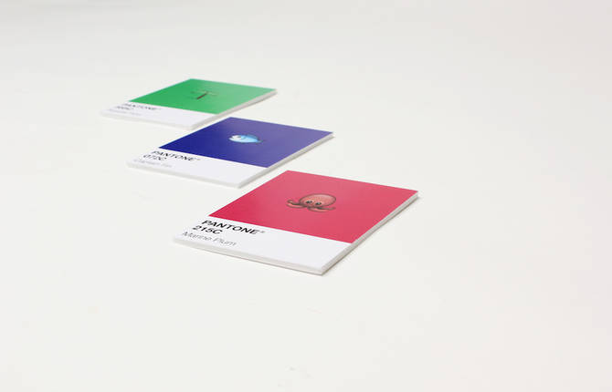 Pantone Cards with Emojis