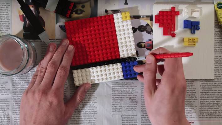 Painting with Legos