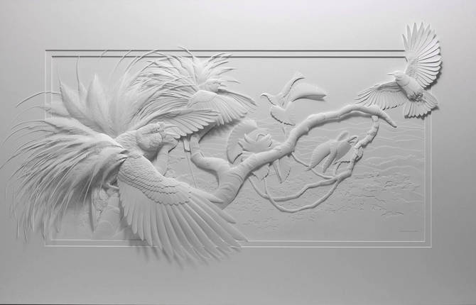 Incredible Paper Sculptures by Calvin Nicholls