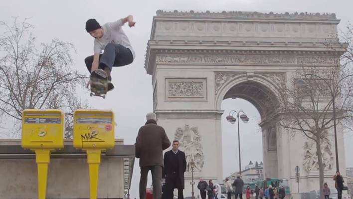 Skatebording in Paris