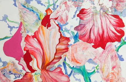 Oneiric Flowers Fresco by Sun Young Min