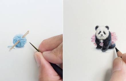 Amazing Tiny Paintings by Karen Libecap