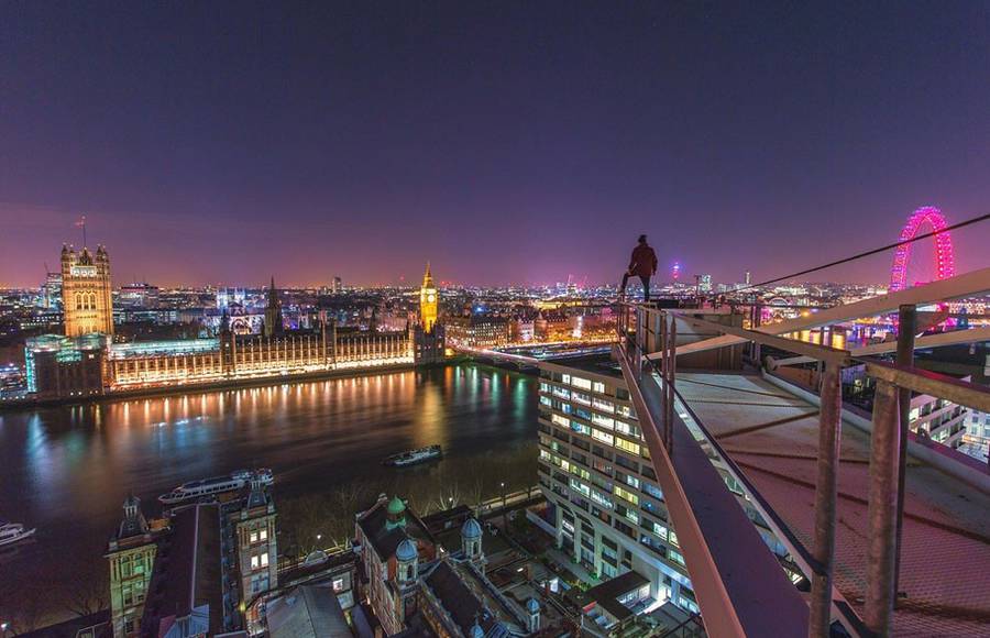 Photographing London by Scaling Rooftops