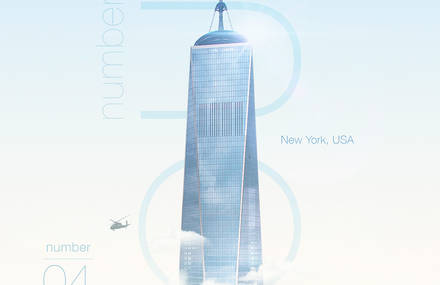Digital Posters Showing World Highest Buildings