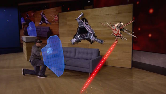 Fighting Holographic Robots