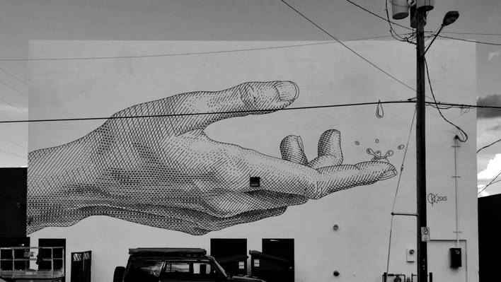 Hand Street-Art Mural Timelapse