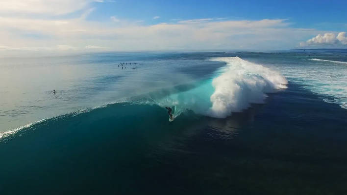 Indonesian Waves from the Sky