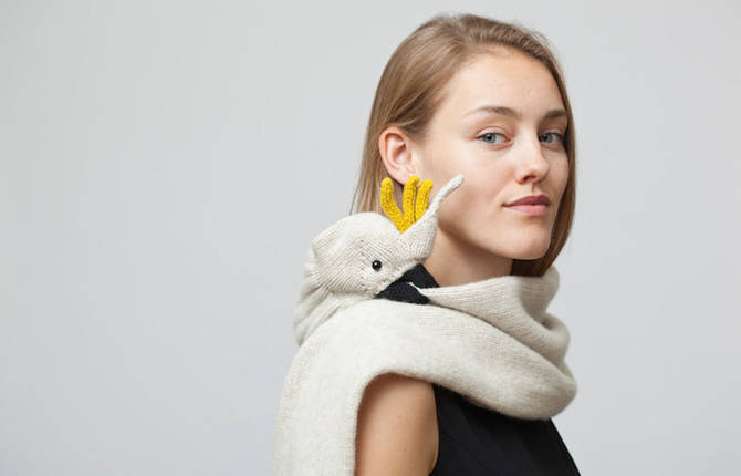 Wool Scarves Inspired by Animals