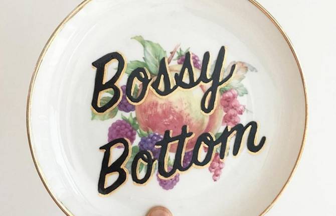 Funny & Quirky Messages on Vintage Plates