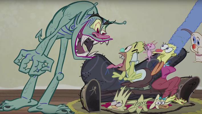 Ren & Stimpy Creator’s Couch Gag For The Simpsons