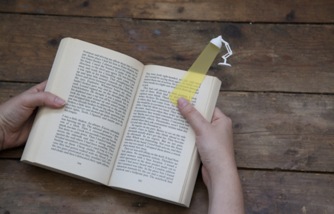 Reading Lamp Bookmark