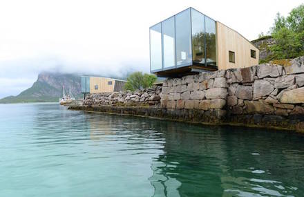 Waterfront Remote Island Resort in Norway