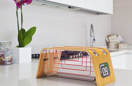 Bamboo Glass Toaster