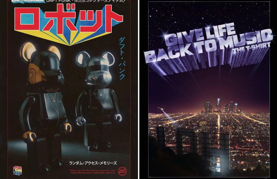 Retro Daft Punk Posters to Promote Objects