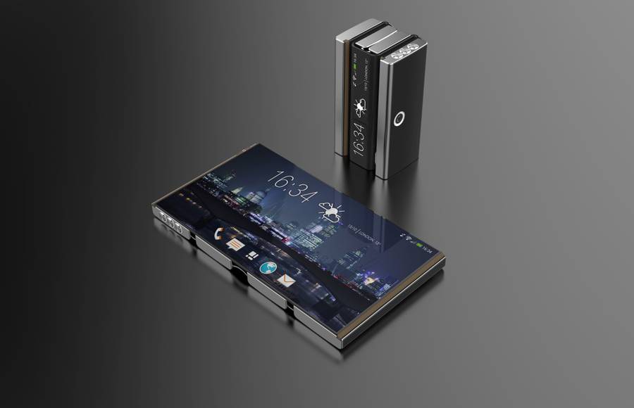 Thin Smartphone Concept that Can Be Folded