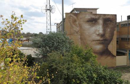 Giant Street Art Portraits in Kiev