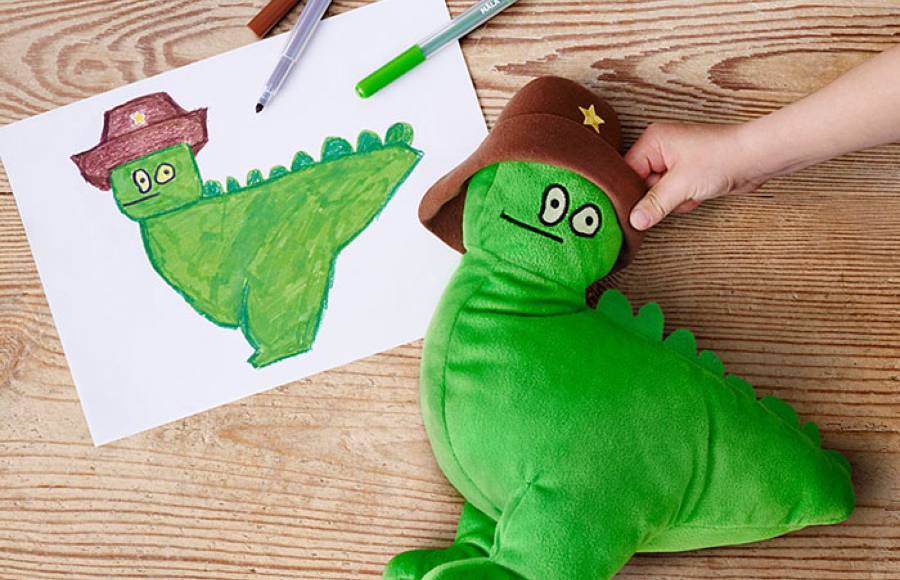 Turning Kids Drawings into Plush Toys by IKEA