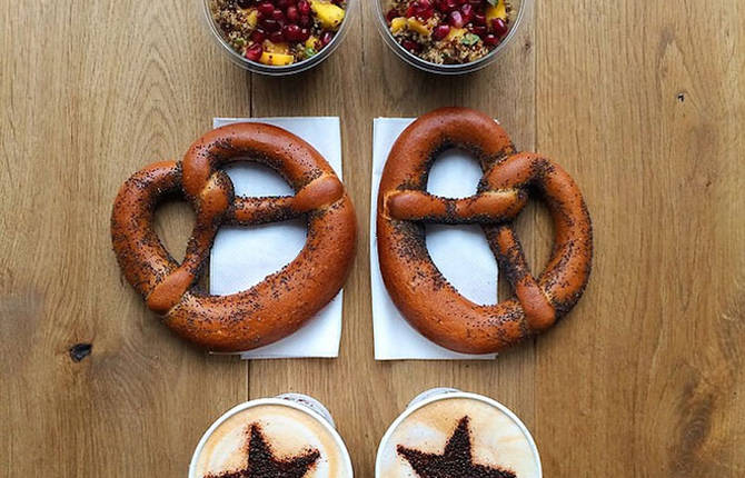 Symmetrical Breakfasts made with Love