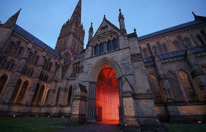 Immersive Art Installations in Salisbury Cathedral