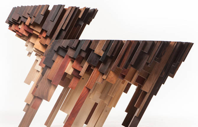 Fragmented Wooden Furniture