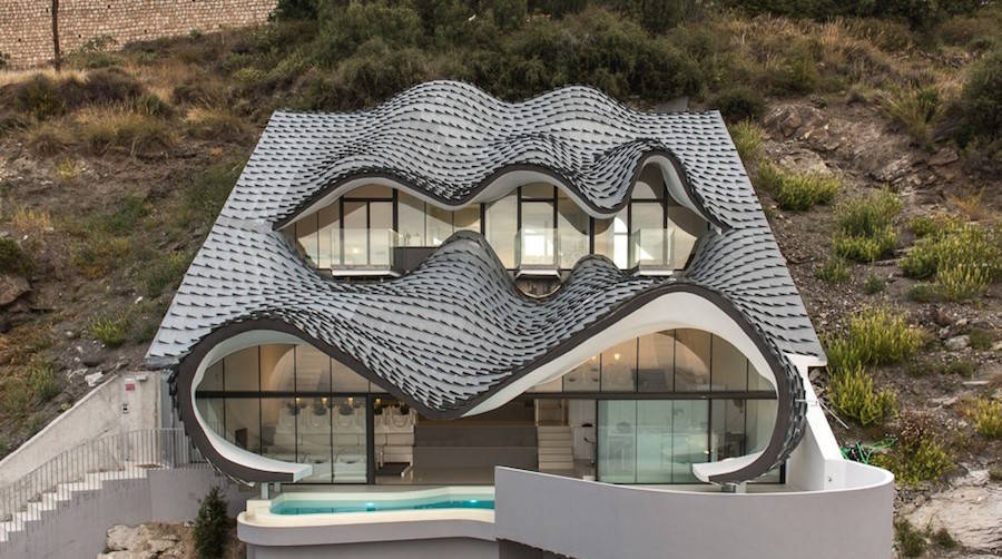Unexpected Cliff House in Spain