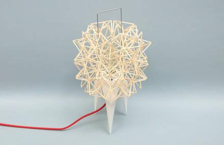 Beautiful Geometric Wooden Lamps
