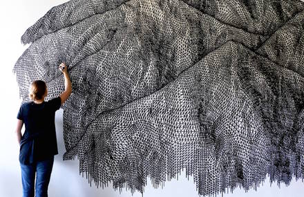 Giant Mountains Mural Drawings