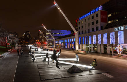Interactive Light Seesaws in Montreal