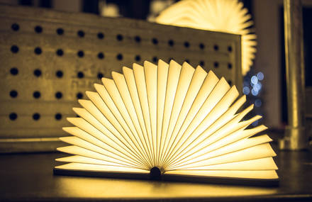Portable Book-Shaped Lamp