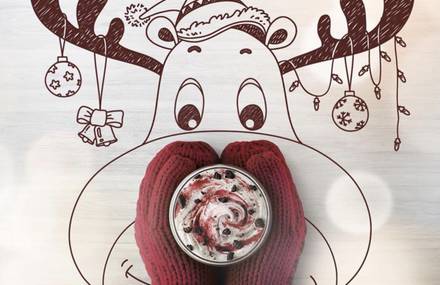 Creative Doodles completed with Mcdonald’s Food
