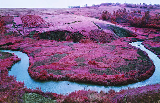 Beautiful Pink Landscapes in Congo