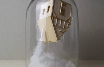 Story Objects made with Wood and Cotton